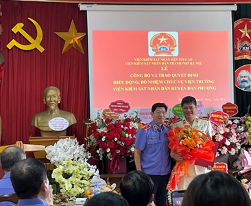Lễ công bố và trao Quyết định điều động, bổ nhiệm chức vụ Viện trưởng Viện...